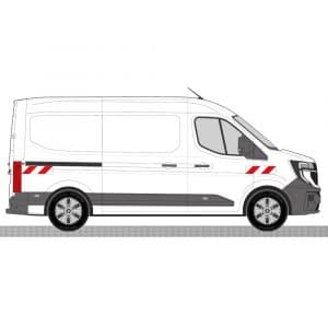 Alternative view of Kit Rouge-Blanc CL. B Standard - RENAULT Master H2 (2024)